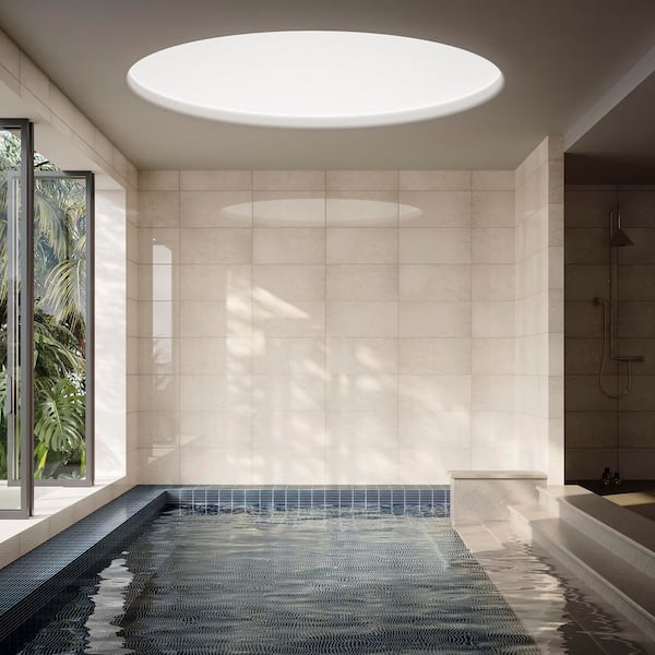 Botticino Extra Light Beige 12 in. x 24 in. Polished Marble Floor and Wall Tile (12.26 sq. ft./ Case)