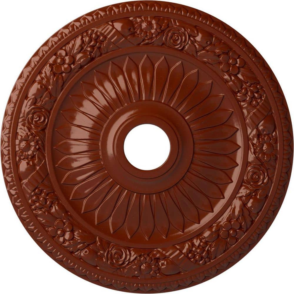 1-1/8 in. x 23-5/8 in. x 23-5/8 in. Polyurethane Bellona Ceiling Medallion, Firebrick price history on PriceWatchPro