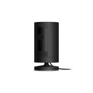 Stick Up Cam Plug-In - Indoor/Outdoor Smart Security Wifi Video Camera with 2-Way Talk, Night Vision, Black