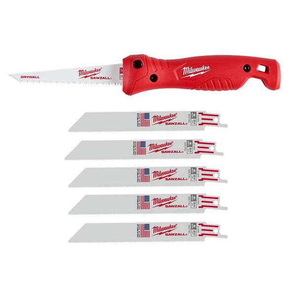 Milwaukee Folding Jab Saw With 6 In. 18 TPI Metal SAWZALL Reciprocatin