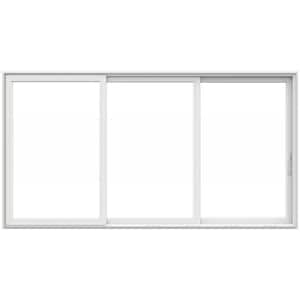 V4500 Multi-Slide 177 in. x 96 in. Right-Hand Low-E White Vinyl 3-Panel Prehung Patio Door