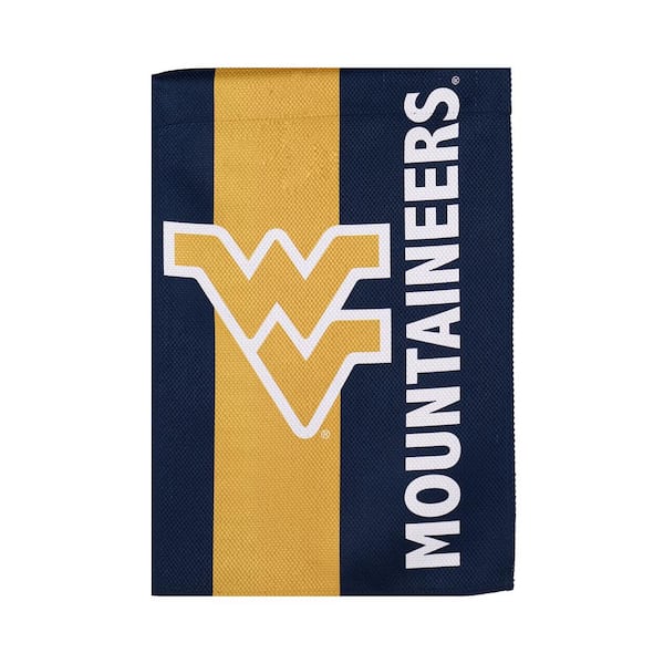 Fan Essentials 12 in. x 18 in. West Virginia University Garden Flag