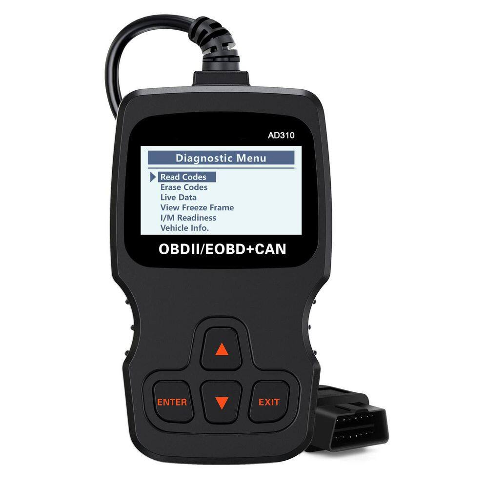 12V AC/DC Digital OBD II Diagnostic Scan Tool Engine Fault Code Reader CAN Protocol Vehicle 1 Piece price history on PriceWatchPro