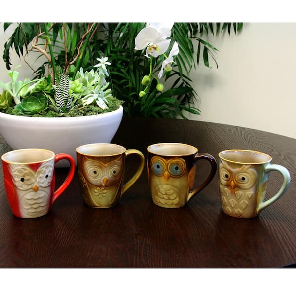 Gibson Home City Loft 20 oz. Assorted Mugs (Set of 4) 985106453M - The Home  Depot