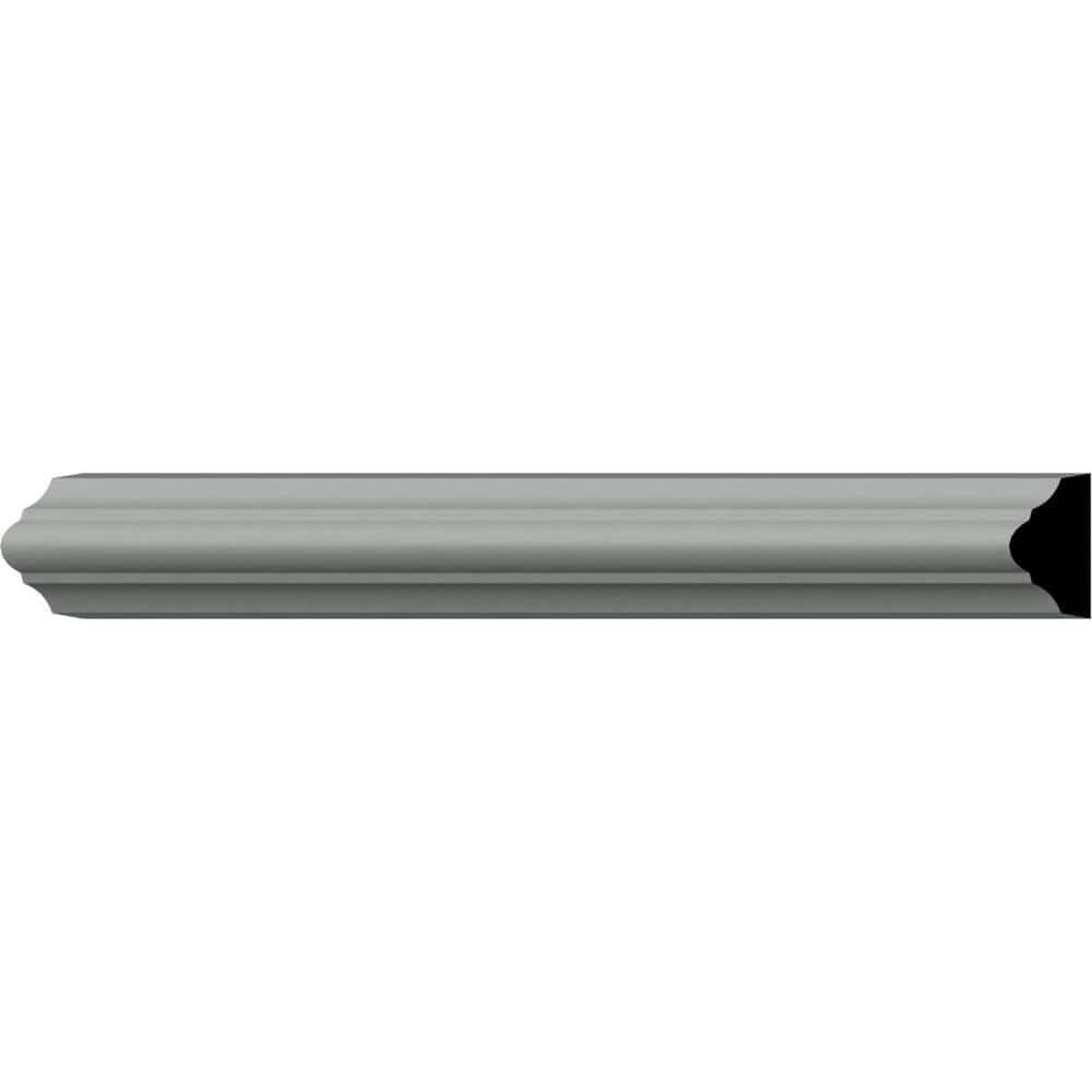 Classic Gray Polyurethane Panel Moulding 7/8"H x 1/2"P x 12"L
