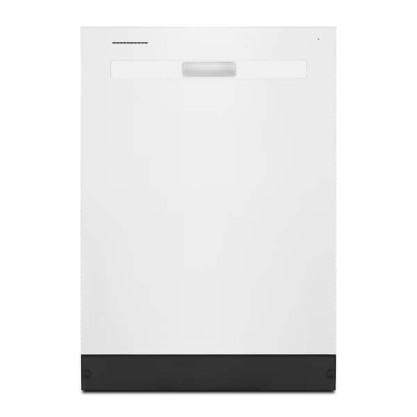 Whirlpool 24 in Top Built-In Tall Tub Dishwasher in White with 5-Cycles 55 dBA