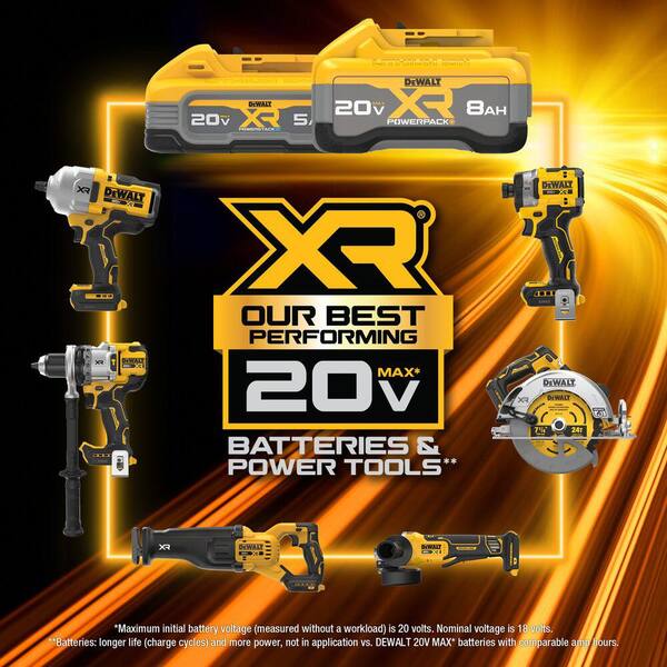 DEWALT - ATOMIC 20V MAX Brushless Oscillating Multi Tool and 20V MAX POWERSTACK Compact Battery Starter Kit
