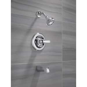 Classic Single-Handle 5-Spray Tub and Shower Faucet with Stops in Chrome (Valve Included)