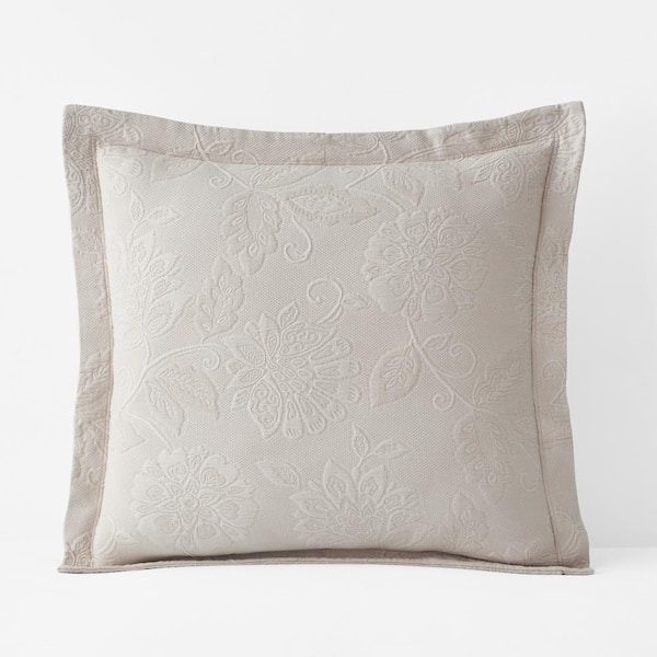 The Company Store Putnam Matelasse Dune Cotton Euro Sham