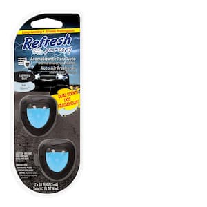 Refresh Your Car! 84941 New Car Scent Scented Gel Air Freshener, 4.5 oz, 4  Pack