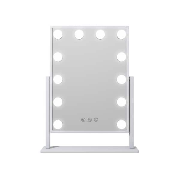 Promounts 14 In X 19 Hollywood, Tabletop Illuminated Mirror