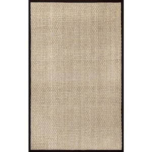 Hesse Checker Weave Seagrass Black 2 ft. x 3 ft. Indoor Area Rug