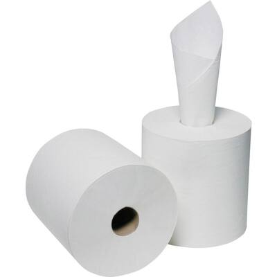 White Dispenser 2-ply Center Pull Paper Towels (6 Rolls per Box)