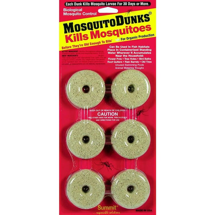Summit 12 in. Mosquito Dunks (6-Pack)
