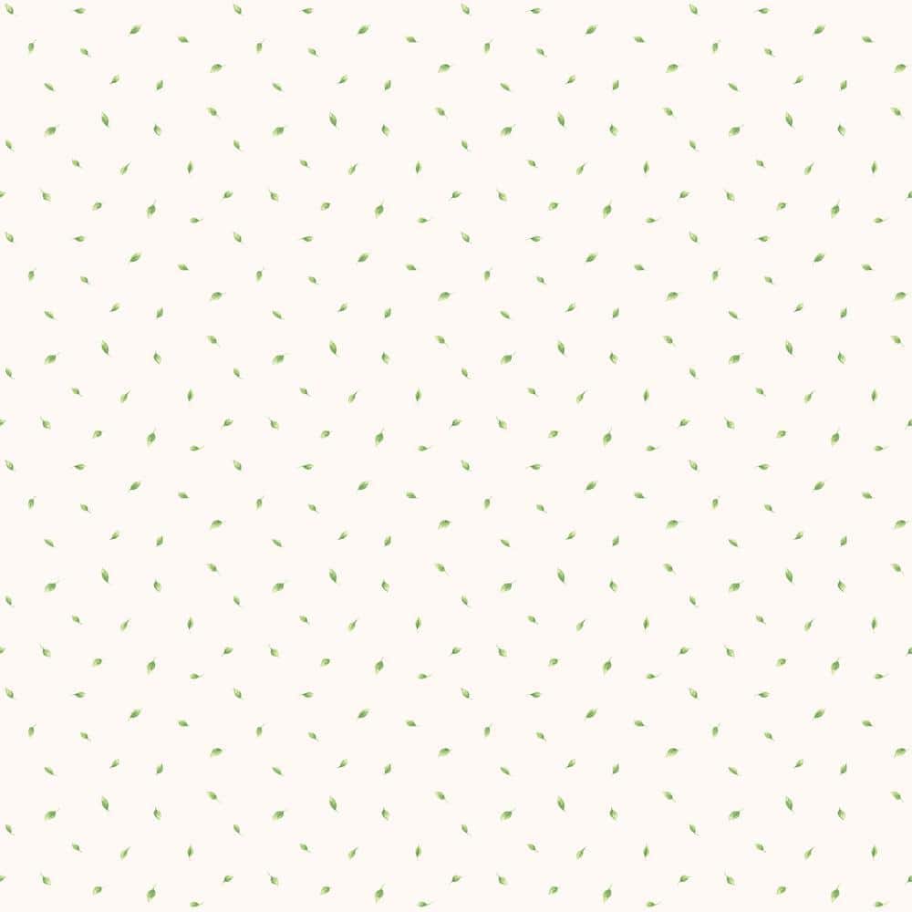 Miniatures 2 Green Polka Dot Leaf Design Matte Finish Non-Pasted Vinyl on N