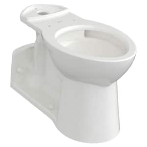 Yorkville Chair Height Elongated Pressure-Assisted Toilet Bowl Only in White