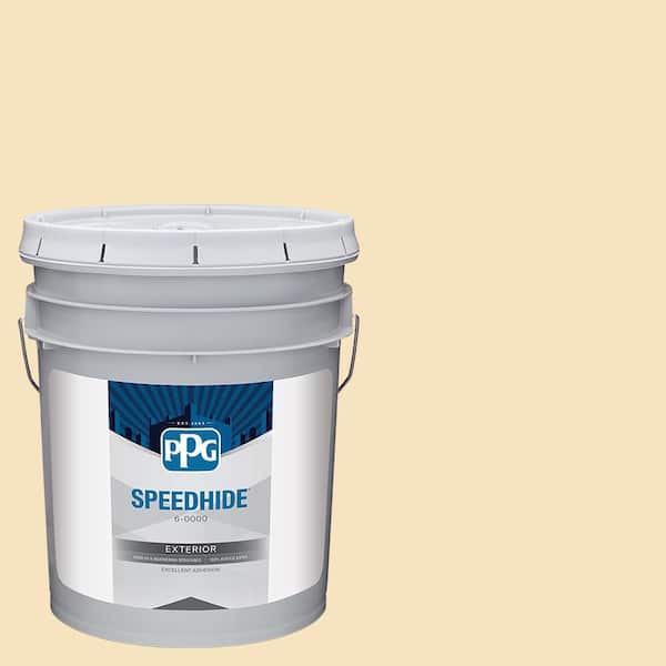 SPEEDHIDE 5 gal. PPG12-05 Winter Wheat Flat Exterior Paint