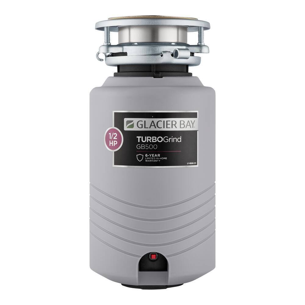 Glacier Bay TurboGrind 1/2 hp. Continuous Feed Garbage Disposal with