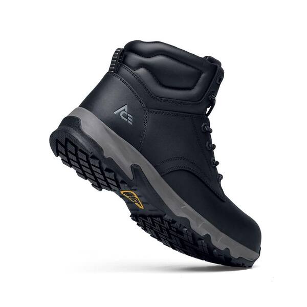 ブラックレザーウエスタンブーツ　made in Canada ROCKPORT DRESSPORTS EH MEN'S WORK STEEL TOE SHOE-RK6741