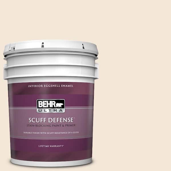 BEHR ULTRA 5 gal. #BWC-23 Vanilla Frost Extra Durable Eggshell Enamel Interior Paint & Primer