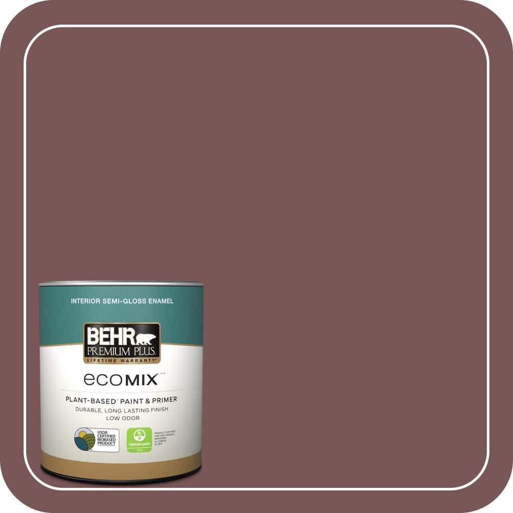 1 qt. #120F-6 Japanese Maple Semi-Gloss Enamel EcoMix Plant-Based Interior Paint & Primer price history on PriceWatchPro