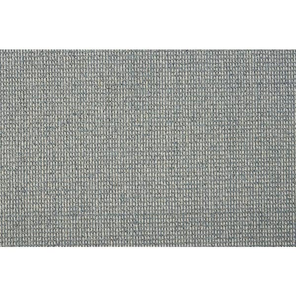 6 in. x 6 in. Loop Multi-Level Carpet Sample - Sand Harbor - Color Ivory/Coast