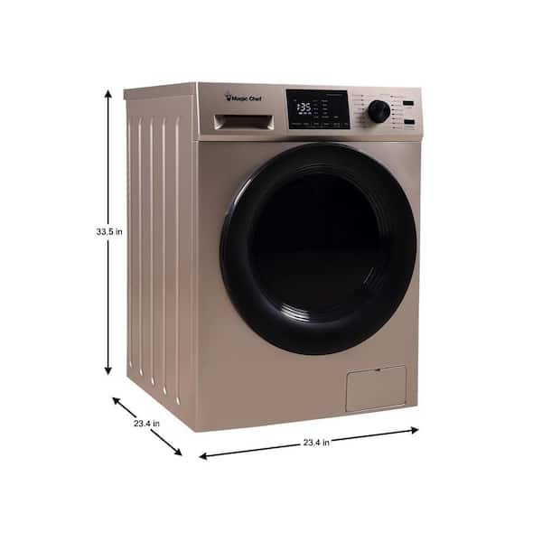 2.7 cu. ft. 120-Volt Gold All in One Ventless Electric Washer Dryer Combo