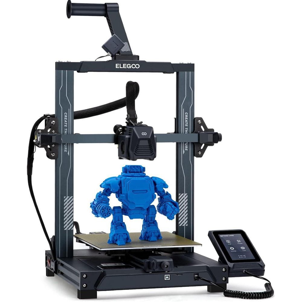 Vrbgify 3 Pro FDM 3D Black Printer with Auto Bed Leveling
