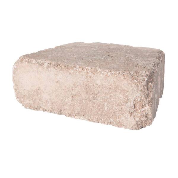 Pavestone RumbleStone Trap 3.5 in. x 10.25 in. x 7 in. Cafe Concrete ...