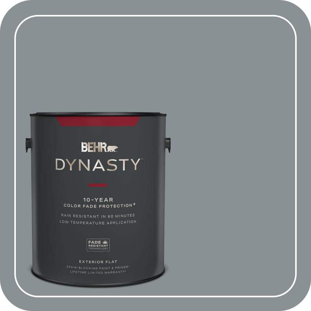 1 gal. #MQ5-29 Gotham Gray Flat Exterior Stain-Blocking Paint & Primer price history on PriceWatchPro