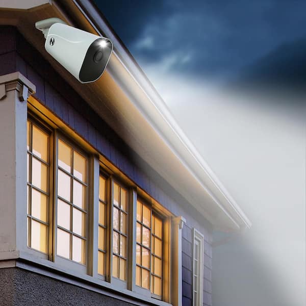 10-Channel 1080p Smart NVR Security Camera System with 1TB Hard Drive and 3 1080p Wire Free Spotlight Cameras