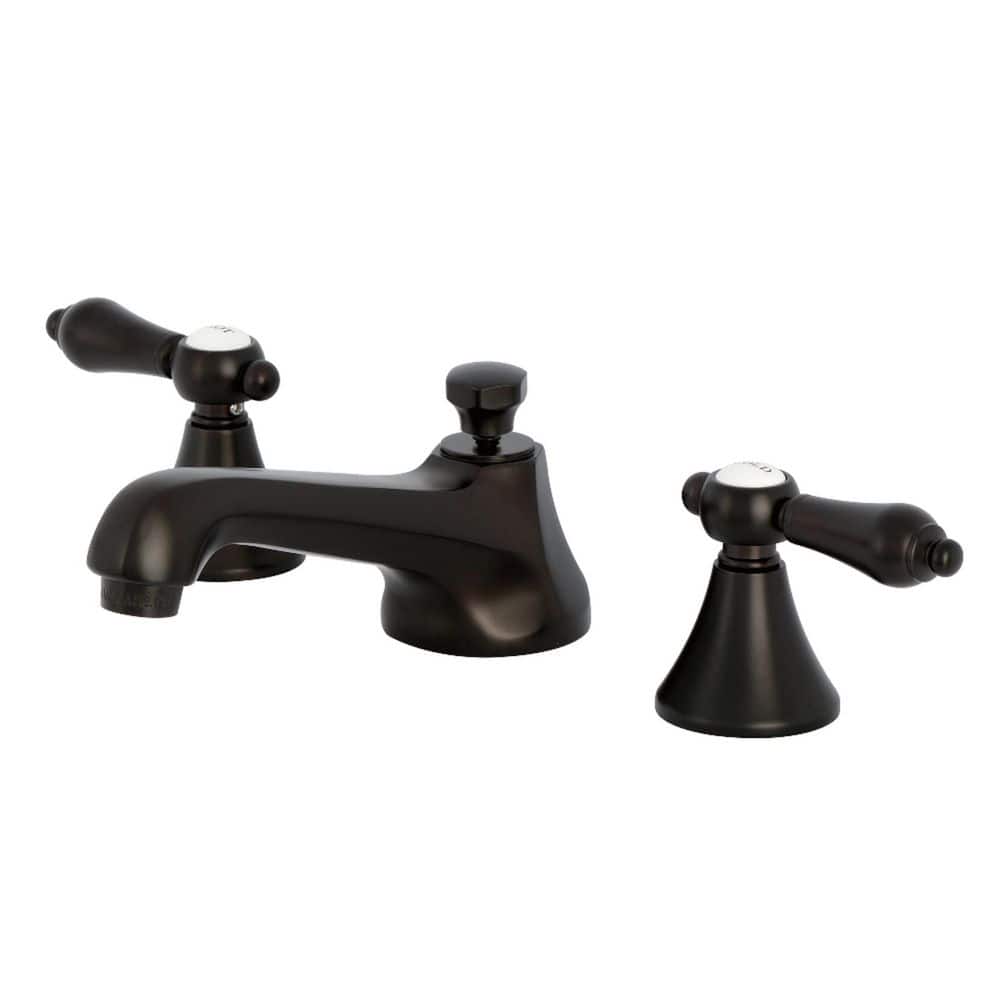 Deck Mount 2-Handle 8 in. Widespread Bathroom Sink Faucet with Pop-Up in Oil Rubbed Bronze price history on PriceWatchPro