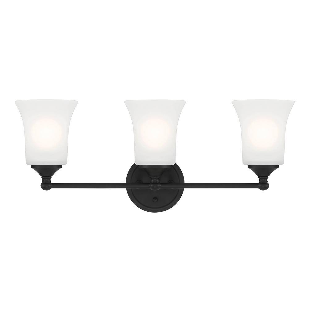 Bronson 23" Matte Black Outdoor Dimmable Vanity Wall Light