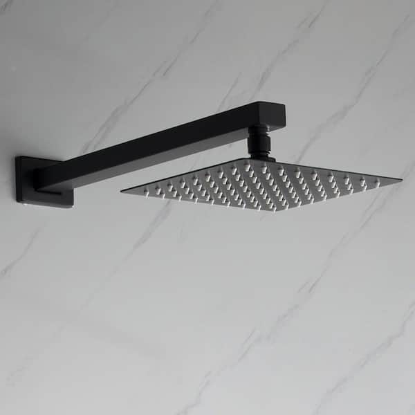 Lexora Cero 1-Spray Tub and Shower Faucet Combo with Square