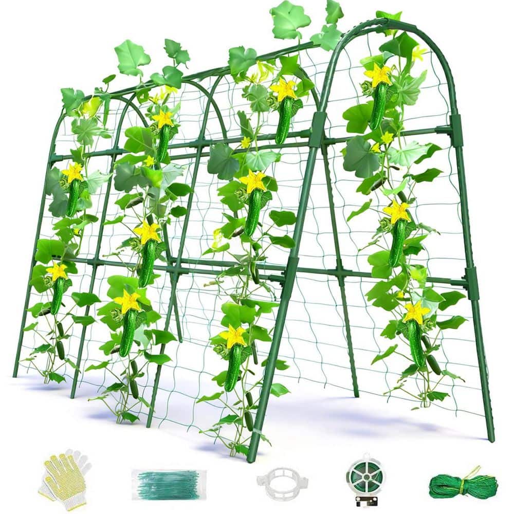 1-Pack 47 in. H Green Metal U-Shape Arch Trellis, Climbing Plant Support Frame for Outdoor Garden Landscapes price history on PriceWatchPro