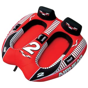 AHVI-F2 Viper 2 Double Rider Cockpit Inflatable Towable Lake Water Tube