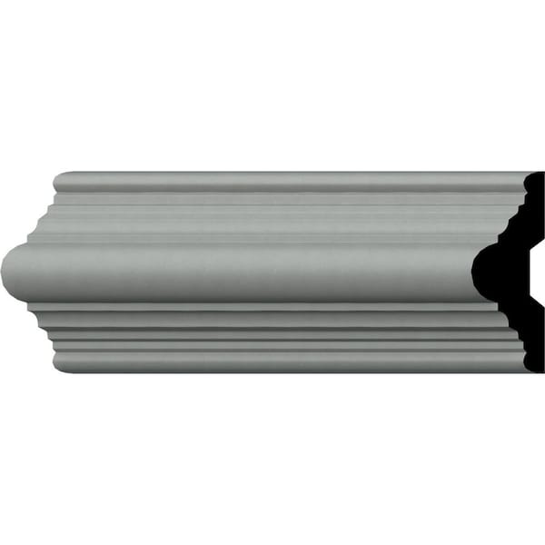 SAMPLE - 1-1/8 in. x 12 in. x 2-5/8 in. Polyurethane Bedford Panel Moulding