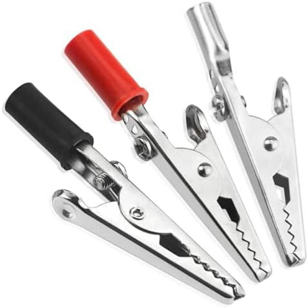 22-Piece 52mm Metal Alligator Clips Electrical Test Clamps Red Black DIY Soldering Electrical Kit price history on PriceWatchPro