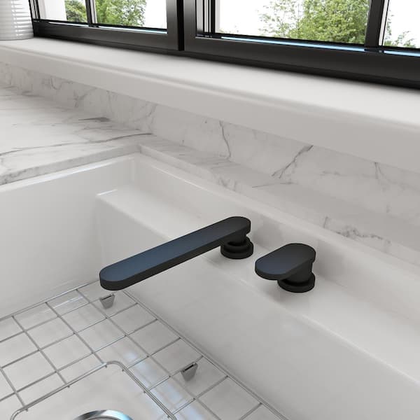 Baveno Move+ Single Handle Telescopic Standard Kitchen Faucet in Jet Black