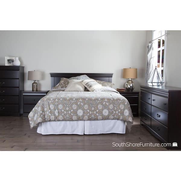 South Shore Vintage 6-Drawer Dark Mahogany Dresser