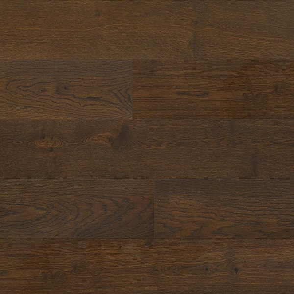 SELKIRK FLOORS Eminent Axis 1/4 in. T x 7.5 in. W Click Lock Wire Brushed Engineered Hardwood Flooring (23.32 sq.ft./case)