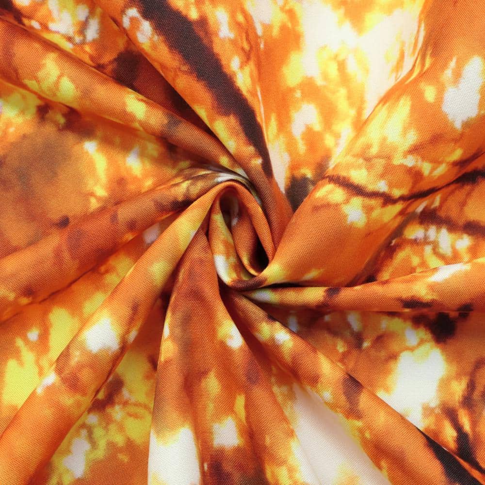 Autumn Sensation Colorful Fall Tree Light Filtering Drapes