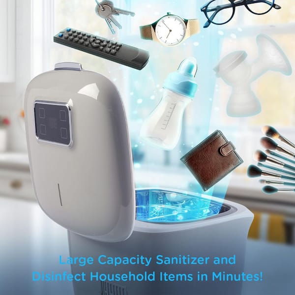 EVLA'S UV Light Sanitizer and Dryer, Grey EV-UV-QHQX - The Home Depot