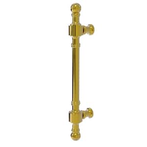 Retro Dot Collection 8 in. Center-to-Center Beaded Door Pull in Polished Brass