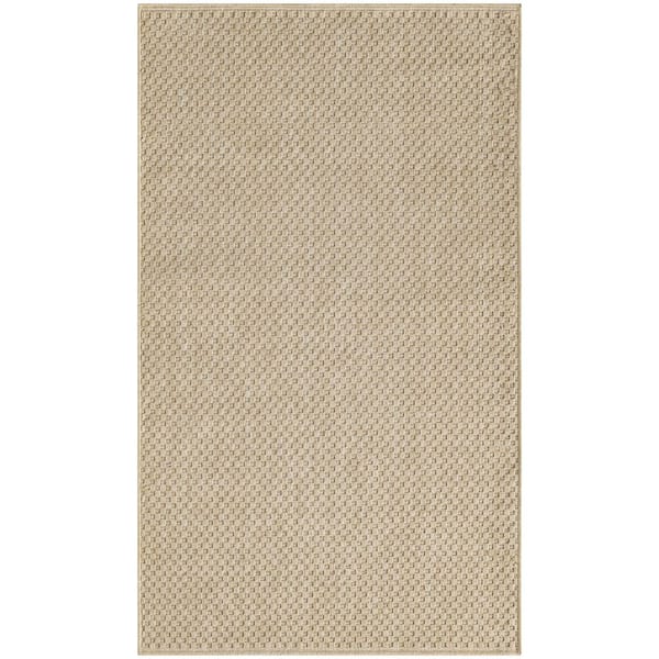 Nourison Tulum Taupe 2 ft. x 3 ft. All-Over Design Contemporary Area Rug