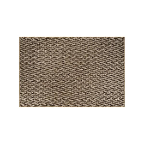 Haven 2 ft. x 3 ft. Natural Basketweave Washable Easy Jute Modern Indoor Outdoor Area Rug