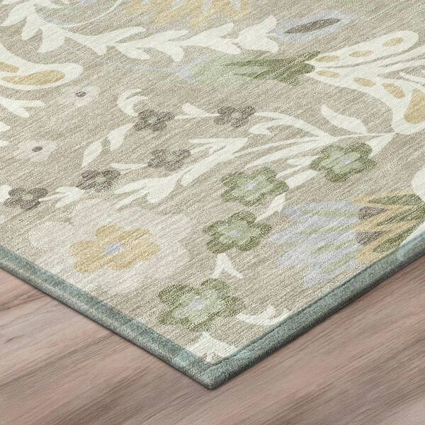 Chantille Machine Washable Indoor/Outdoor Abstract ACN3049 Beige 10 ft. x 14 ft. Area Rug