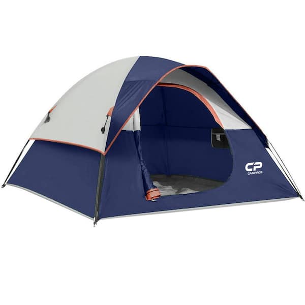 Unbranded 3-Person Tent Dome Tents for Camping, Waterproof Windproof Backpacking Tent Small Lightweight Tents with 3-Mesh Windows