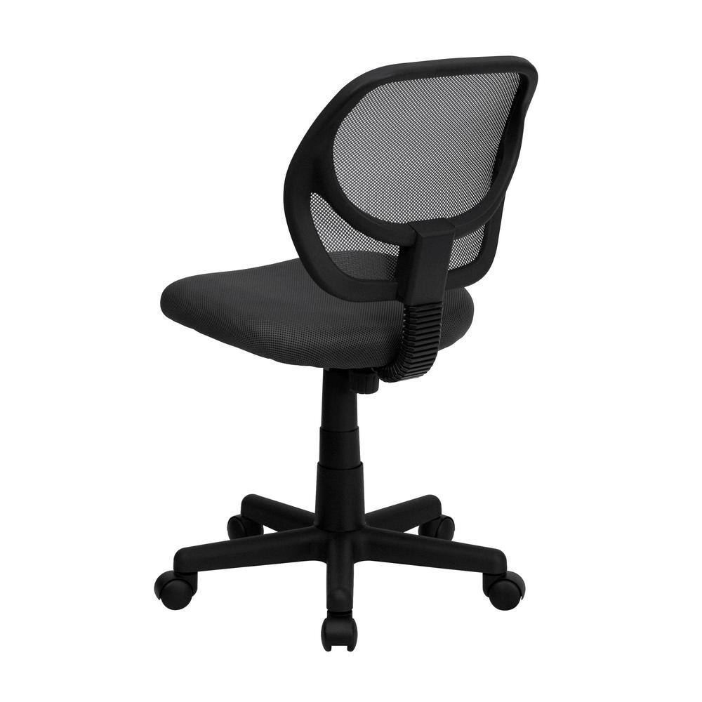 ErgoComfort 360 Swivel Mesh Task Chair with Lumbar Support, Gray and Black