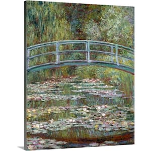 "Bridge over a Pond of Water Lilies" by Claude Monet Canvas Wall Art